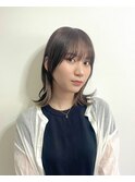 ロブ×インナーカラー