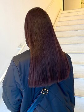 イト(ito) 【 ito ／ 梅田 】ボルドーカラー×ストレートヘア