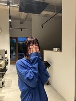 ヤドリギ(yadorigi)&nbsp;dark cherry/顔周りstep bob