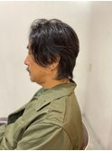 MEN'SHAIRアッシュブラックベリーショートダークアッシュ