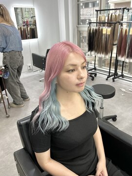 シェイロ(Cielro) ピンクカラー×インナー水色