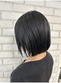 ダークトーン×ナチュラルボブ