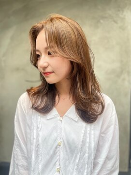 シェル(SHEL+L) ブリーチなし！透明感Beige【滝野】