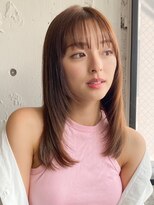 エトラ 渋谷店(etora) 小顔 フェミニンロング メルティーカラー 似合わせカット"