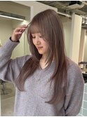 ハイトーン/似合わせカット/レイヤー/ベージュ