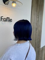 フェイム(FaMe)&nbsp;外ハネボブ×ネイビーブルー