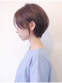 耳掛けショートヘア