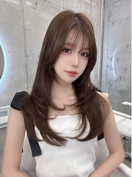 アイシー 表参道(ICY) 上品可愛い◇韓国くびれヘアチョコレートカラーショコラベージュ