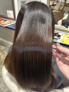 ナルヘアー 越谷(Nalu hair) 美髪矯正/越谷髪質改善/酸性ストレート/縮毛矯正/before→after