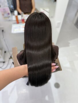 ハピネス 梅田茶屋町店(HAPPINESS) 韓国風/レイヤーカット/顔周り/顔まわり/髪質改善/ベージュ