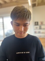 オルガノヘアーギャラリー(OLGANO HAIR GALLERY)&nbsp;メンズカーキーベージュダブルカラーリング