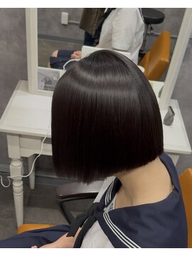 ナナシ(nanac) 【学生】縮毛矯正＋ボブ