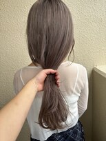 ラミエ バイ メルト 吉祥寺(lamie by melt)&nbsp;小川/2ブリーチラベンダーグレージュレイヤーカット透明感