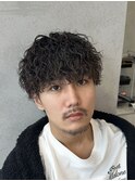 MEN’S HAIR/波巻ツイストスパイラル/フェザーパーマ/渋谷