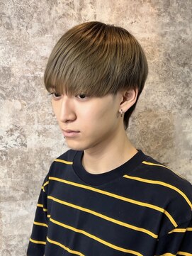 イエローコーン 金沢文庫店(YELLOW CORN) メンズ曲がる縮毛矯正/マッシュ曲がる縮毛矯正/ニュアンスパーマ