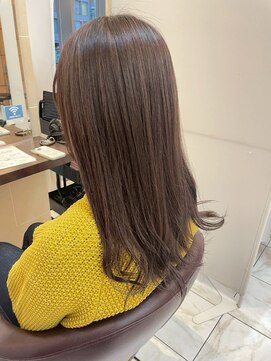 ルページ 千葉(lpage) 髪質改善/顔周りレイヤーカット/グレージュ[千葉/千葉駅]