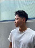 メンズパーマフェードバーバーツイスト理容室カット