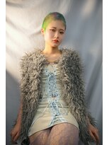 キジ(KIJI)&nbsp;バズカット/坊主女子/刈り上げ女子/ハイトーン/ミックスカラー