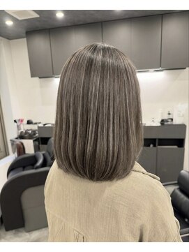 ウェリナ(welina) 白髪をデザインする◇透明感グレージュ×立体感ボブ