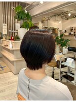 アシャ ヘアー ソリューション 神戸店(asha hair solution)&nbsp;ミルクティーブロンド/ダークブルー/デジタルパーマ/摂津本山
