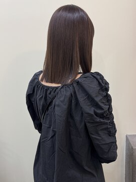 ヒントステーション(HINTSTATION) 〈浅草 半個室〉アッシュベージュ×ミディアムレイヤー