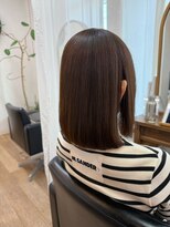 アルベリー ヘアーアンドスパ 浜松上島店(ALBELY hair&spa) Before after 縮毛矯正 アッシュブラウン