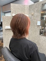 エイル(aell) フェイスフレーミング × オレンジ