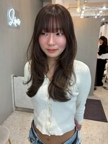 ジーナ 札幌大通(Zina) 髪質改善*ワンホンレイヤー*ミルクブラウン*Zina札幌大通
