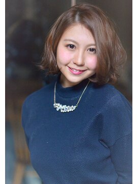 ナナナ パレナ 大津膳所店(nanana parena) 艶&華やかな上品カジュアルボブ【nanana parena】