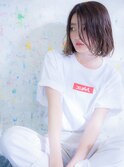 【鶴ヶ峰/neolive】無造作がおしゃれなきりっぱなしボブ♪