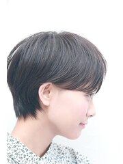 耳掛け丸みショート【プランツヘアー村田裕治】