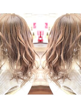 ヘアーピース(Hair Peace) ハイライトグラデーション