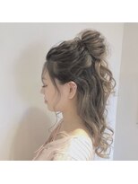 ネオヘアー 曳舟店(NEO Hair)&nbsp;ハーフアップおだんご/曳舟ヘアセット髪質改善オージュア
