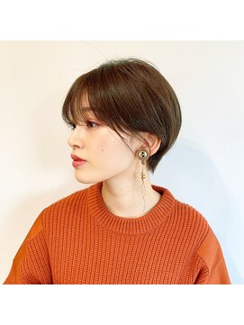 ラナ 渋谷(Lana) 【Chill】大人かわいい季節のピンクベージュクールショートボブ