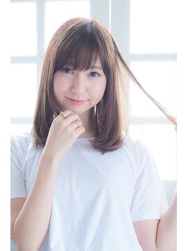 オーブ ヘアー アムール 学芸大学店(AUBE HAIR amour) 愛されラフの抜け感ストレート☆