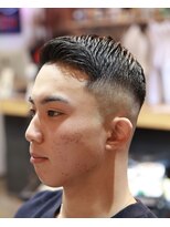 バーバーショップ スバル(BARBERSHOP SUBARU)&nbsp;＜理容室＞＜バーバー＞フェードワイルドアップバングショート