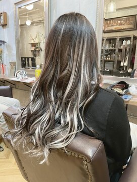 ラグシス ザ ヴィンテージ(LUXIS THE VINTAGE) 【シールエクステ】ダークブラウン×シルバーアッシュ