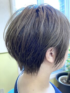 美容室 ダルテ(d'Arte) 骨格補正☆丸みショート　アッシュ　グレージュ