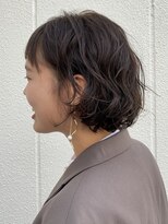 コーディアルヘア 白川本店(Cordial hair)&nbsp;ミニボブ×ウェーブパーマ