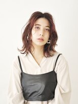 美容室ポール 西葛西店(PAUL) くびれミディアム×ピンクアッシュ