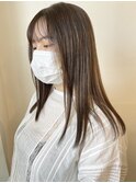 黒染め撃退！明るめアッシュベージュ♪