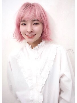 グランアージュ 船橋南口店(grandage) ベビーピンく/ボブショート/フレンチカジュアル[船橋]