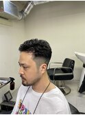 ショートパーマフェード