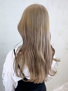 アイティー バイ アルバム 浦和店(IT by ALBUM) ミルクティーベージュ_グレージュカラーボブウルフ_ba401381