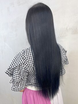 アイティーバイアルバム 八王子店(IT by ALBUM) 艶感ブルーアッシュ_大人ガーリーチョコレート_ba408471