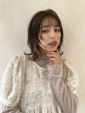 ロンド ストラーダ 心斎橋(Lond strada) シルキーベージュ×グレージュカラー【髪質改善/縮毛矯正】