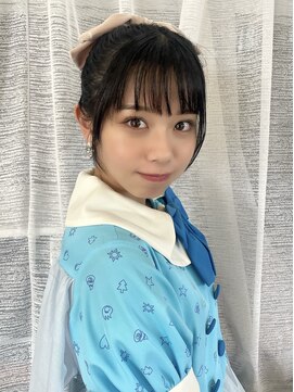 ピークアブー アヴェダ アトレ恵比寿(PEEK-A-BOO AVEDA) ポニーテール　ヘアセット　アイドル前髪　ヘアアレンジ
