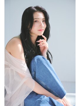 リトル 広島並木通り(little) 韓国風大人レイヤーブルーブラック