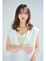 リトルキタサコバイヴィーヴル(little kitasako by BIVRE)&nbsp;シースルーバングレイヤーベージュ