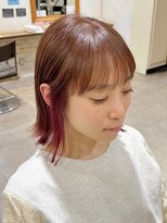 ネオリーブカップ 町田店(Neolive capu)&nbsp;ピンクブラウン＊ピンクイヤリングカラー【町田/暖色/ブリーチ